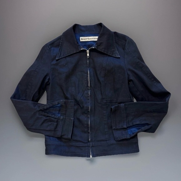 Stoned Immaculate Jackets & Blazers - Stoned Immaculate Denim Jacket Sz XS Womens Fitted Boho Party Concert City Sexy